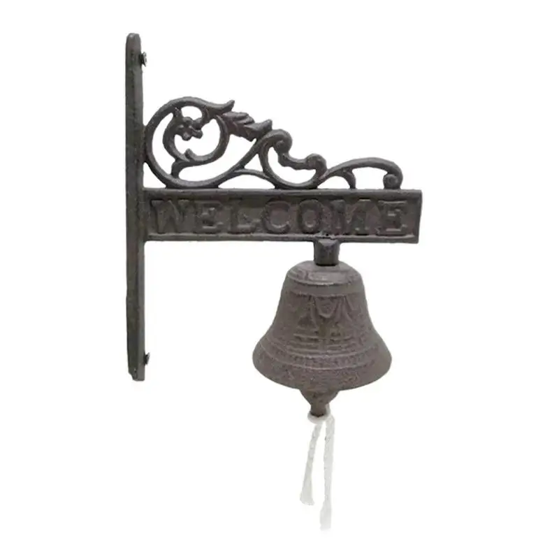 

Dinner Bell Large Hanging Outdoor Bell Antique Farm And Front Gate Bell Cast Iron Doorbell For Farm House Vintage Decorative