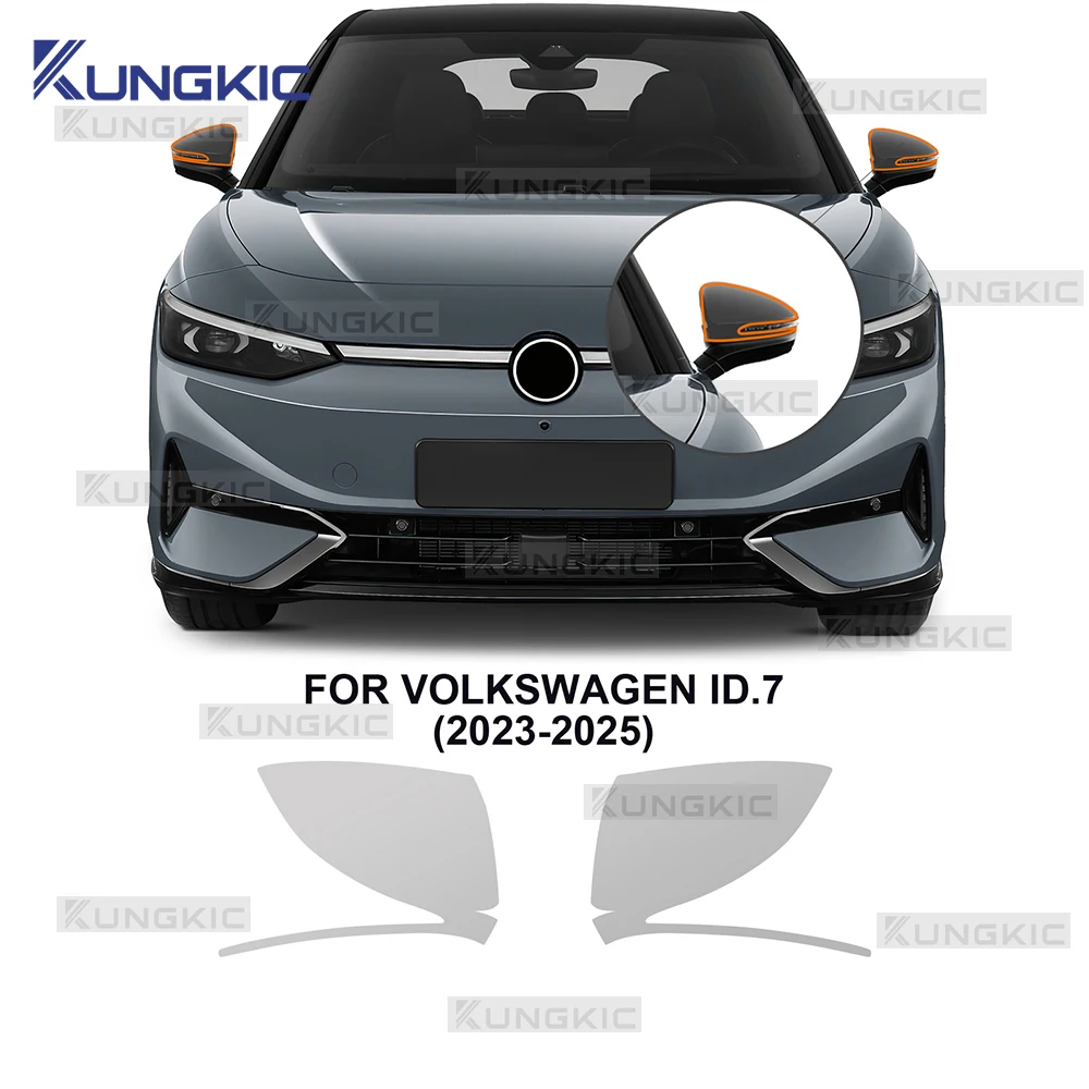 

Для VOLKSWAGEN ID.7 2023 2024 2025 фара заднего вида B стойки защитная пленка для краски защита от царапин прозрачная PPF