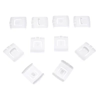 10 pcs nylon inner outer seat clips seat rail runner slider guide clip 41mmx32 2mm automobile accessories replacement