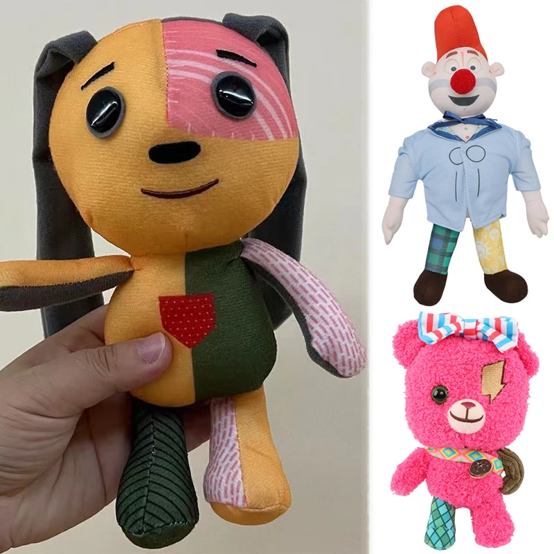 

Lost Ollie Plush Toys Anime Adventure Partner OLLIE ROSY ZOZO Stuffed Dolls Clown Rabbit Bear Animals Plushie Pillows Kids Gifts