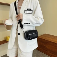 high quality texture bag womens summer 2022 new trendy fashion one shoulder small square bag luxury simple casual messenger bag