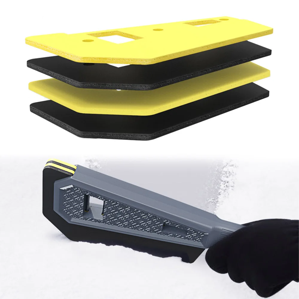 

Car Snow Shovel Ice Scraper Windshield 3 in 1 Multifunctional Detachable Breaker Winter Brush Auto Remover