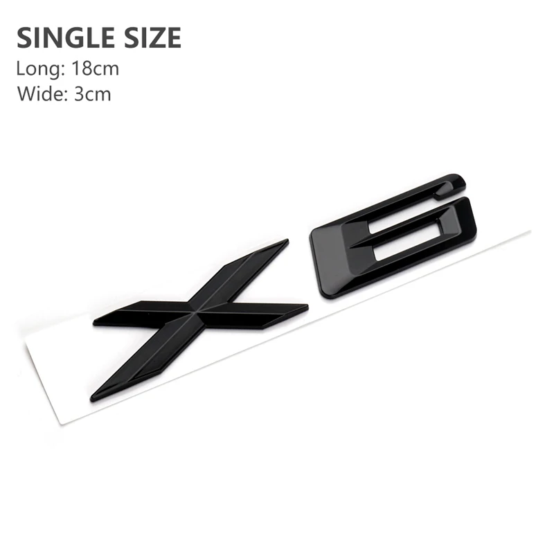 

3D наклейка на багажник с авто буквами для Bmw X1 E84 F48 X3 E83 G01 F25 X4 F26 G02 X5 E53 f15 E70 X6 E71 F16 Эмблема с логотипом