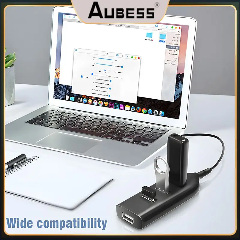 

Mini Socket Hub Charger Extension Splitter Portable Pattern Adapter Usb 2.0 Hub For Pc Laptop Notebook Computer 4 Usb 2.0 Ports