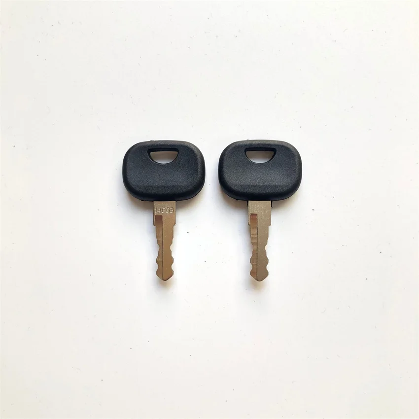 2 шт. 14603 ключ зажигания для экскаватора JCB Bomag Volvo New Holland Terex Vibromax Skytrack