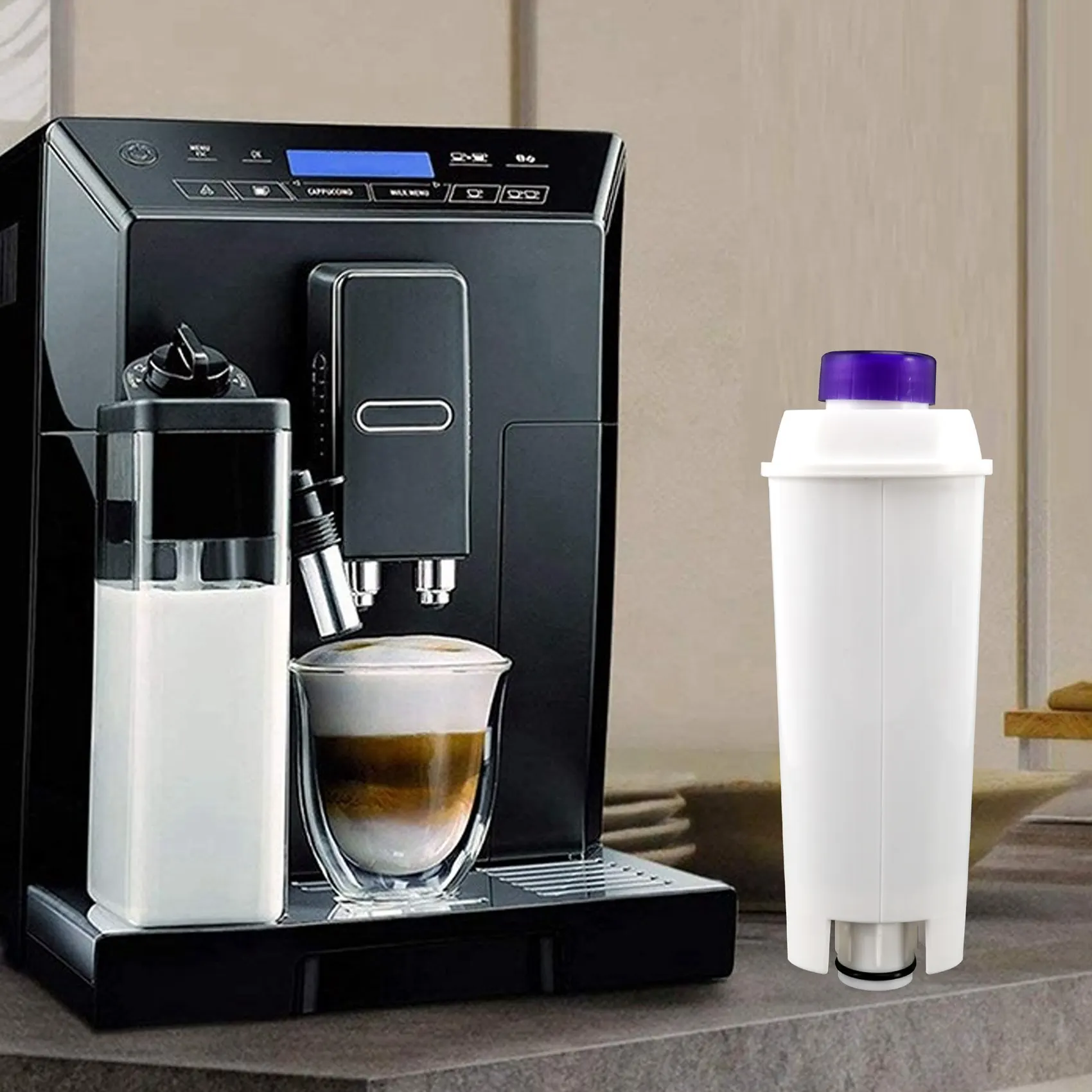 Фильтр для воды кофемашины картриджа фильтра Delonghi DLSC002 совместимого с ECAM ETAM EC680