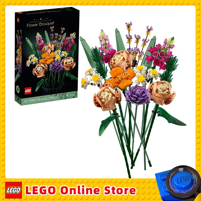 

LEGO Icons Flower Bouquet 10280 Artificial Flowers Set for Adults Decorative Home Accessories for Her Him Botanical Collection