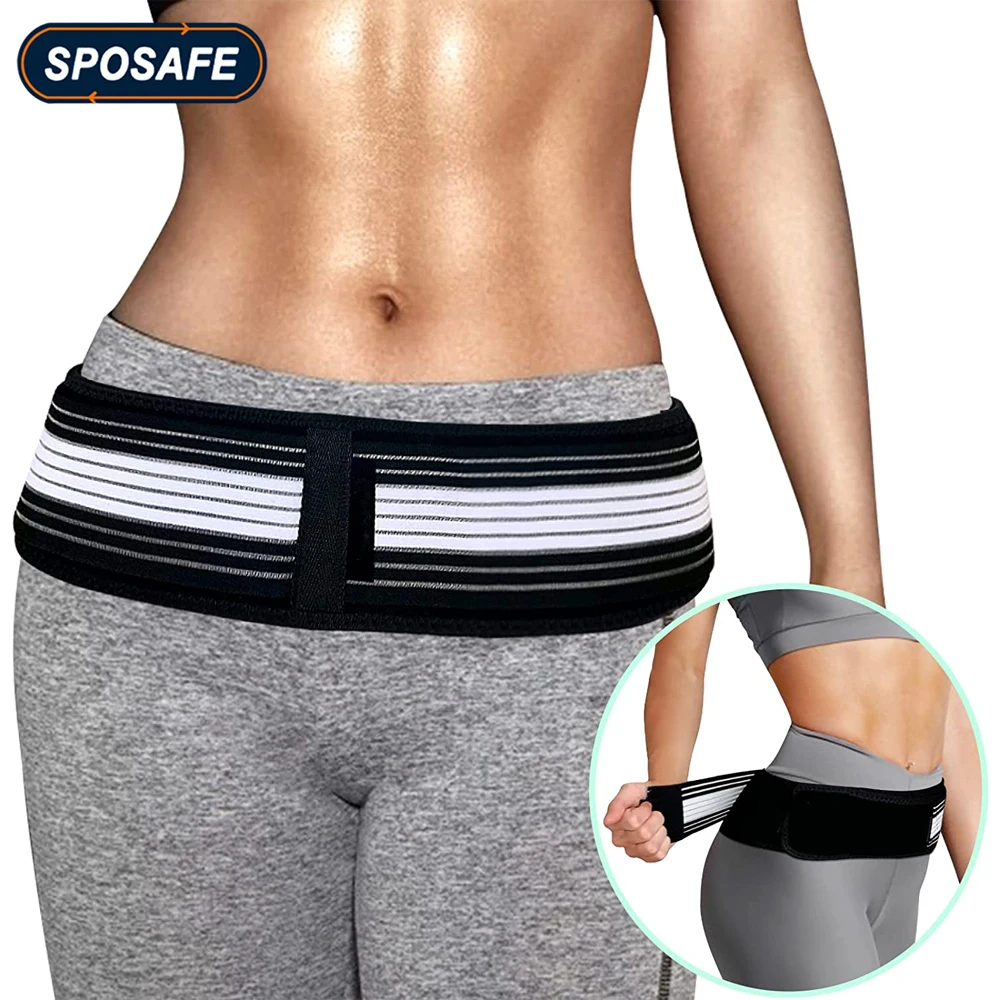 

Sacroiliac SI Joint Hip Belt Lower Back Support-Hip Braces for Hip Pain Pelvic Support Belt Sciatica Pelvis Lumbar Pain Relief