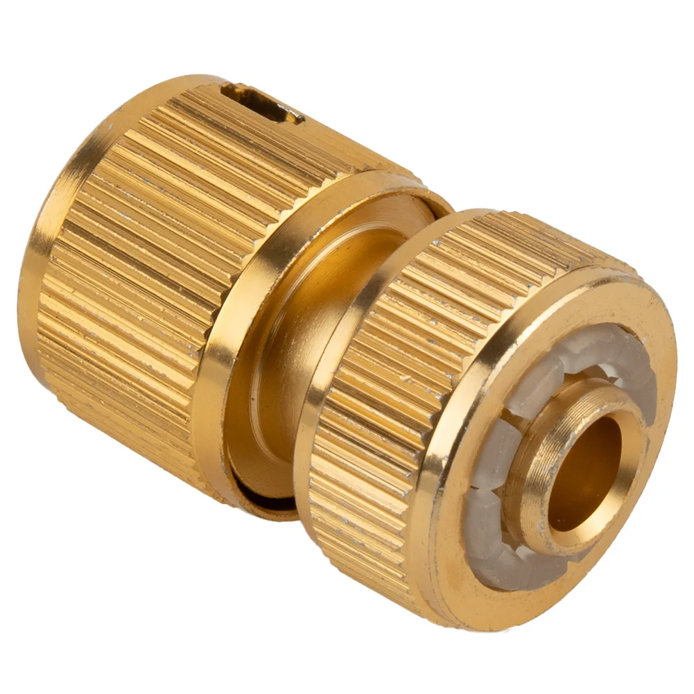 

1pc Hose Connector 1/2\\\" Brass Water Hose Tap Adaptor Watering Pipe Fitting Garden Watering Connector Accessories