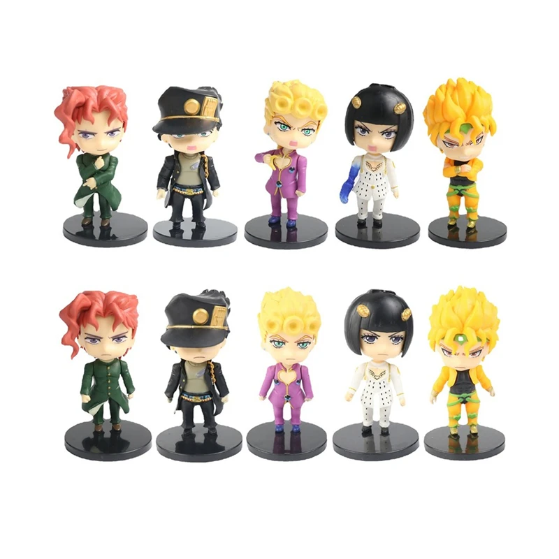 

Фигурки героев аниме «невероятные приключения Джоджо», ПВХ экшн-фигурки кудзё, дзётаро, хигашитта, Джоджо, какиоин, Нориаки, игрушка для мал...