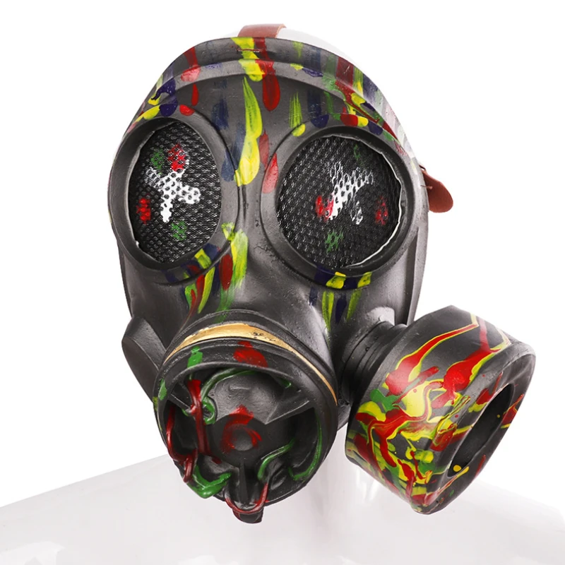 Лидер продаж цветная маска для секса стимпанк модная противогаз респиратор на