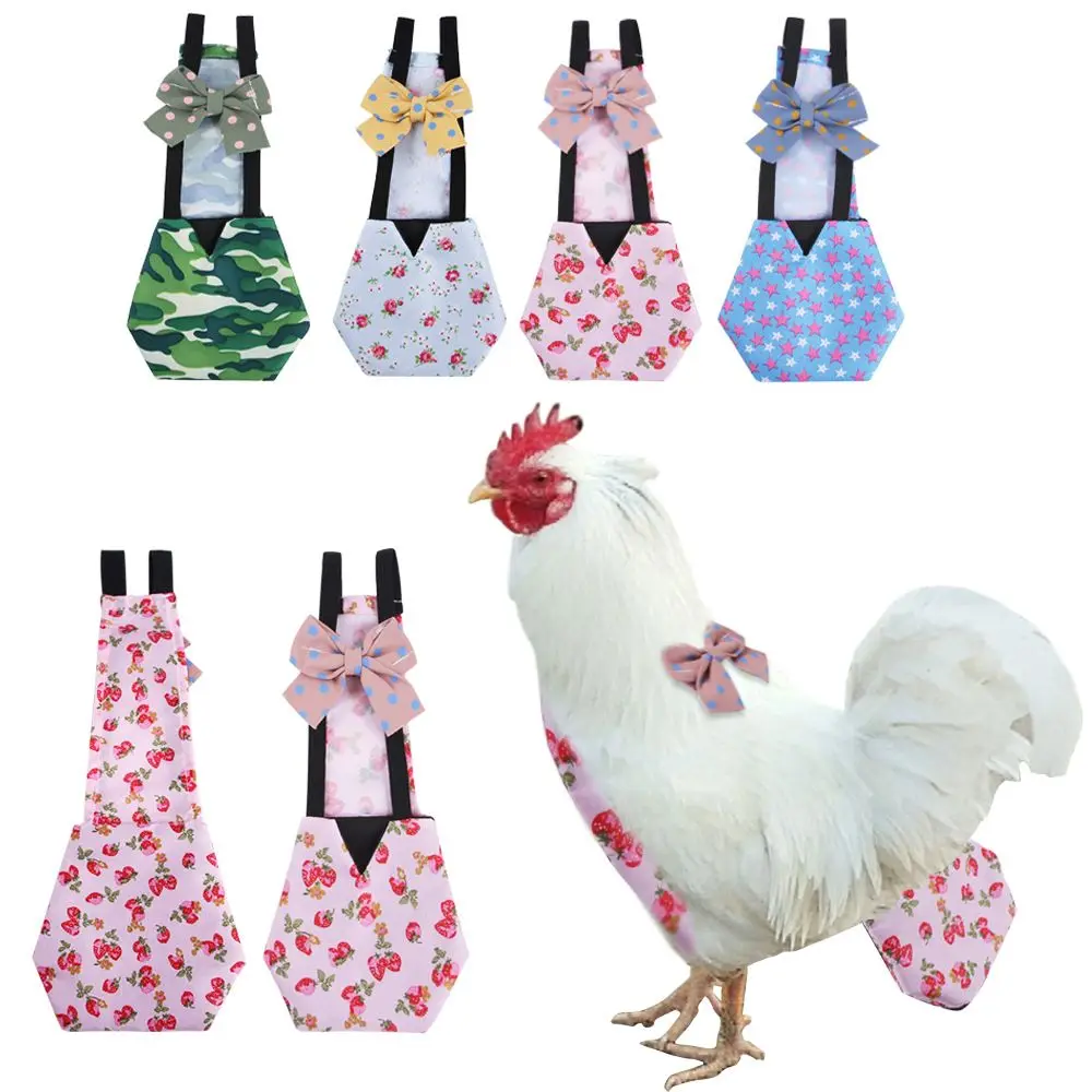 

Protection Holder Adorable Bow Halter Hen Protector For Poultry Protector Halter Hen Jumpsuit Creative Hen Jumpsuit