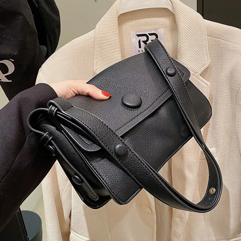 

Сумки через плечо с клапаном для женщин 2023, женские дизайнерские трендовые маленькие кожаные сумки через плечо, сумки и кошельки