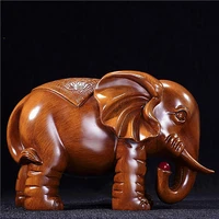 resin elephant handmade crafts decoration home living room office animal statue feng shui ornaments gift