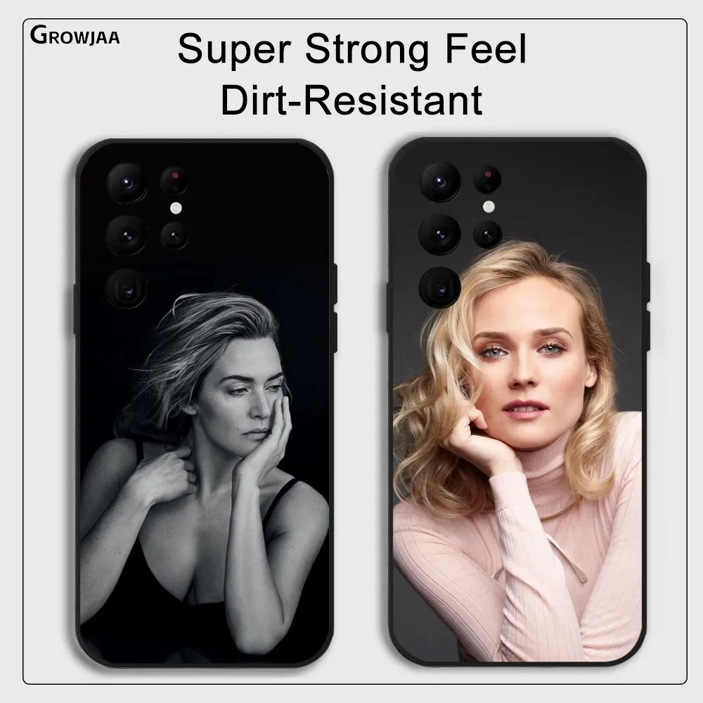 Чехол для телефона Actor K-Kate Winslet Samsung Galaxy S25 S24 S22 S23 Ultra S21 S20 Plus 5G защитный силиконовый