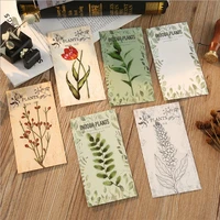 40pcspack plant series small fresh plant material diy special shaped decorative sweet stationery stickers for girl