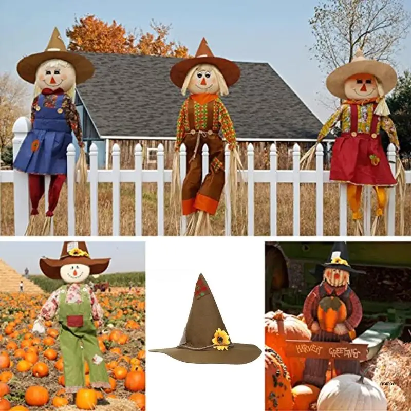 Шляпа пугала шляпа ведьмы маскарадная вечерние головные уборы волшебника для