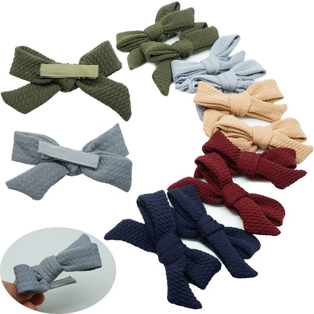 40PCS Baby girl hair Clips Hair Bows 4 Inches Boutique Hairpins Barrettes Headwear Kids Hair Accessories for Infant Children