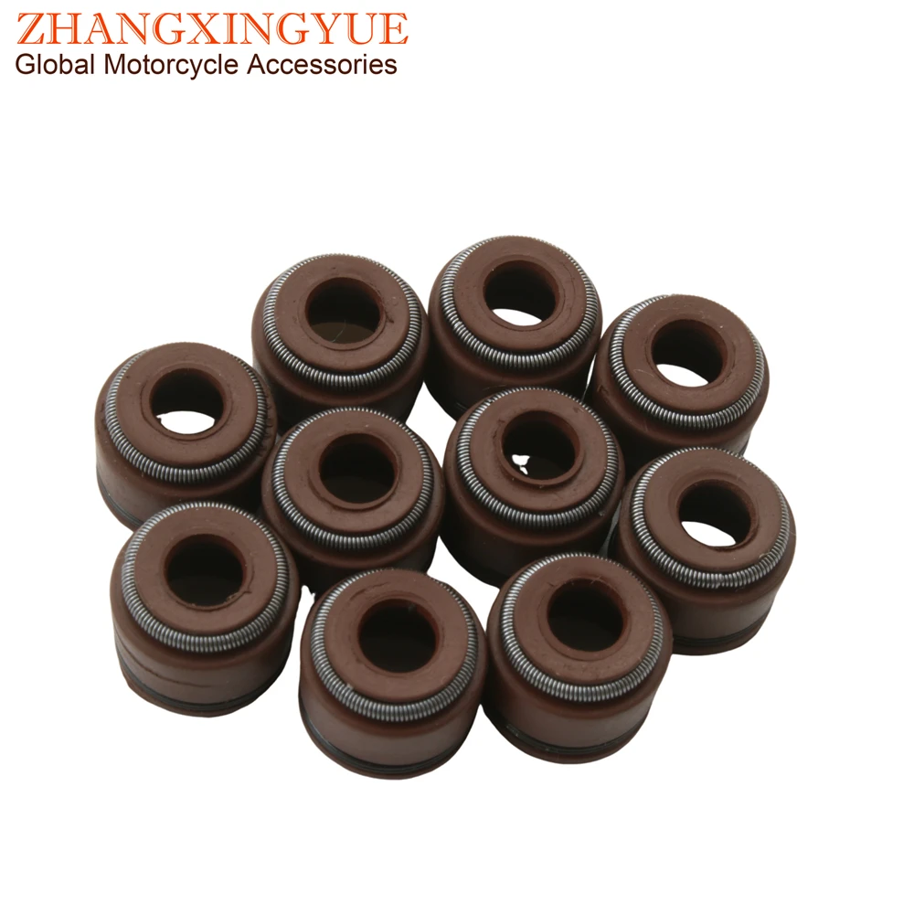 

10 шт. сальник клапана для Honda Vision 50i 110i NSC SH PCX 125i 150i VT 125 Shadow Reflex250 Jazz250 Foresight 250 12209-GB4-682