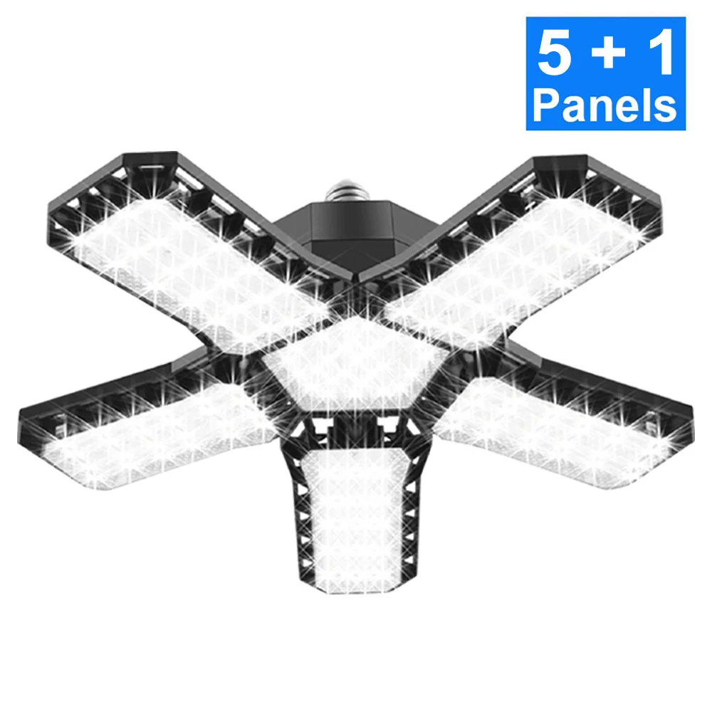 

Деформируемая Светодиодная Лампа Для Гаража С Регулируемой Панелью 3/5/8 Регулируемое Потолочное Освещение E26/E27 Для Мастер...