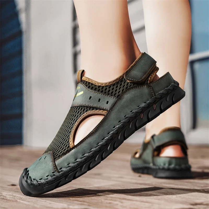 Мужская обувь модные сандалии уличная повседневная мужские пляжные кроссовки