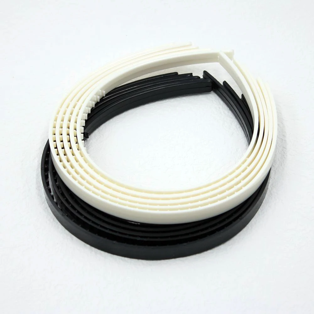 

5pcs/10pcs/10mm Wide Teeth Hairbands Girls Plastic Headbands Lady Jewelry Findings Diy Tools White Black Hair Accessory