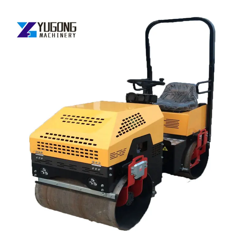 

Gasoline/Diesel 1 Ton Hand Operated Mini Road Roller Compactor Machine In China Easy Startup