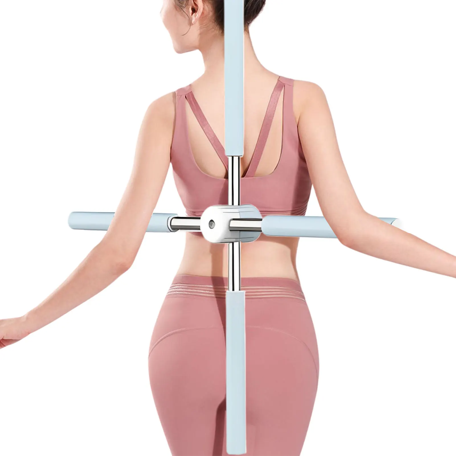 

Yoga Sticks Stretching Tool Retractable Posture Correction Sticks Posture Trainer Corrector Retractable Stretching Tool For