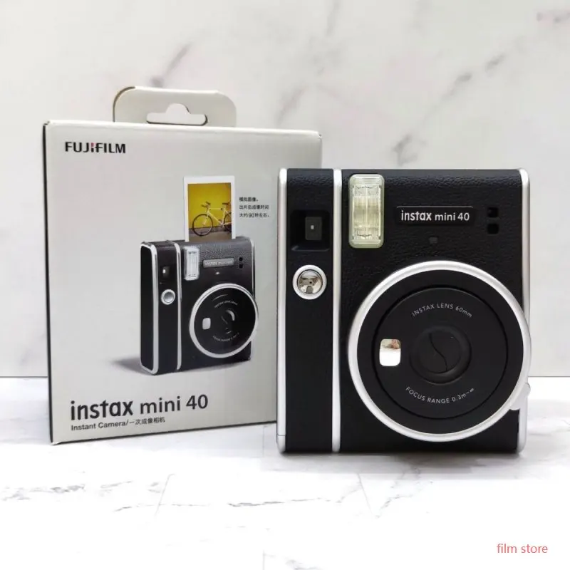 

Fuji Polaroid Camera Mini40 One-Time Imaging Instax Official Standard Gift Box Retro Camera