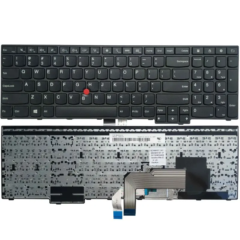 

New US Keyboard For Lenovo IBM Thinkpad E550 E550C E555 E560 E565 English Black 00HN000 00HN074 00HN037