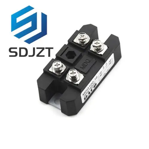 Новый 1 шт. MDQ 100A Amp 220В вольт кремниевый однофазный диод металлический чехол мост выпрямитель