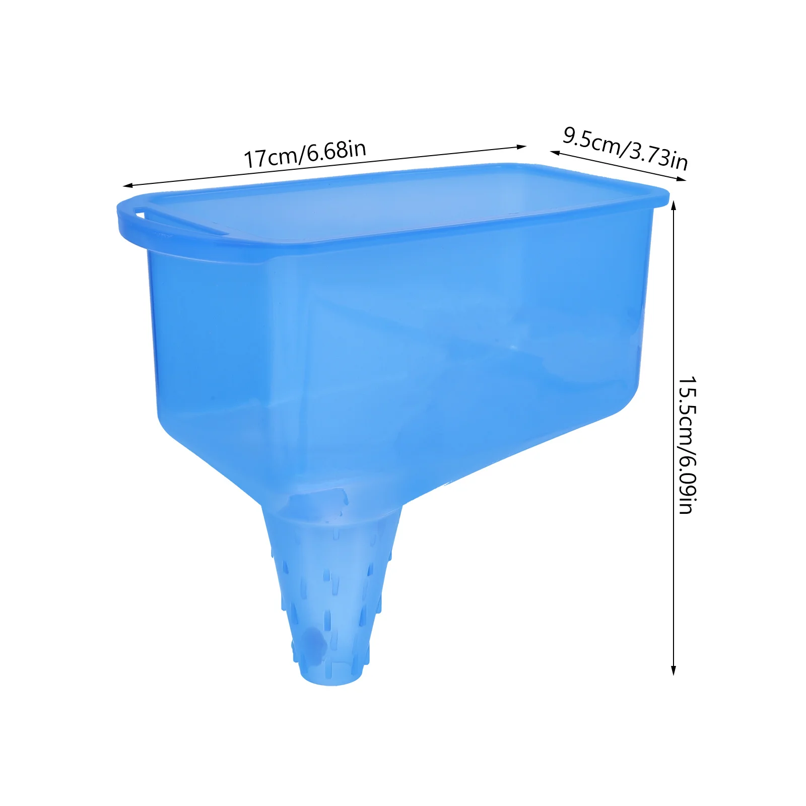 Воронка для заправки автомобиля и мотоцикла, пластиковый слив масла, 1700X1550X950 см, трансмиссия, квадратная синяя жидкость, подача газа