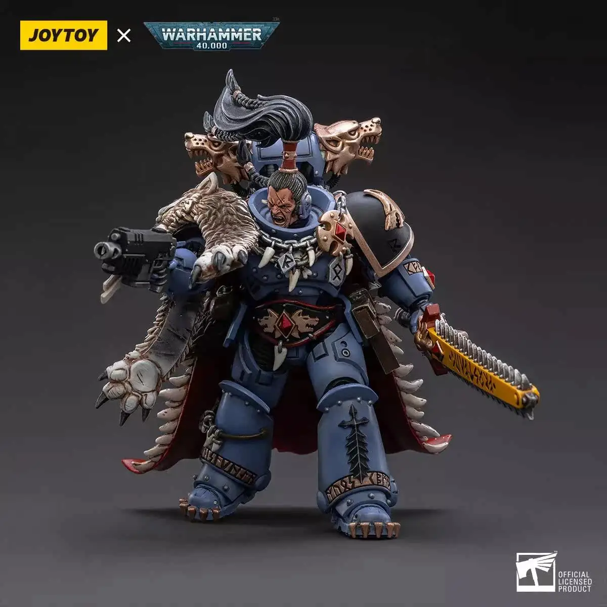 Фигурки JOYTOY Warhammer 4000040k Space Wolves Ragnar Blackmane, оригинальная модель, подарок, украшение, коллекция (art.: 3920d98ce4e1c) - 3920d98ce4e1c