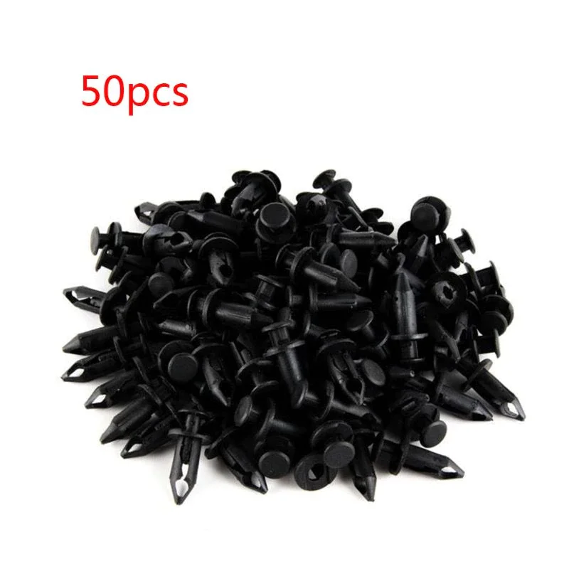 

50pcs 8mm ABS Plastic Fender Clip Body Rivet Hole Clips Bolts For Polaris Sportsman Rangers RZR 550 850 XP 7661855 ATV Parts