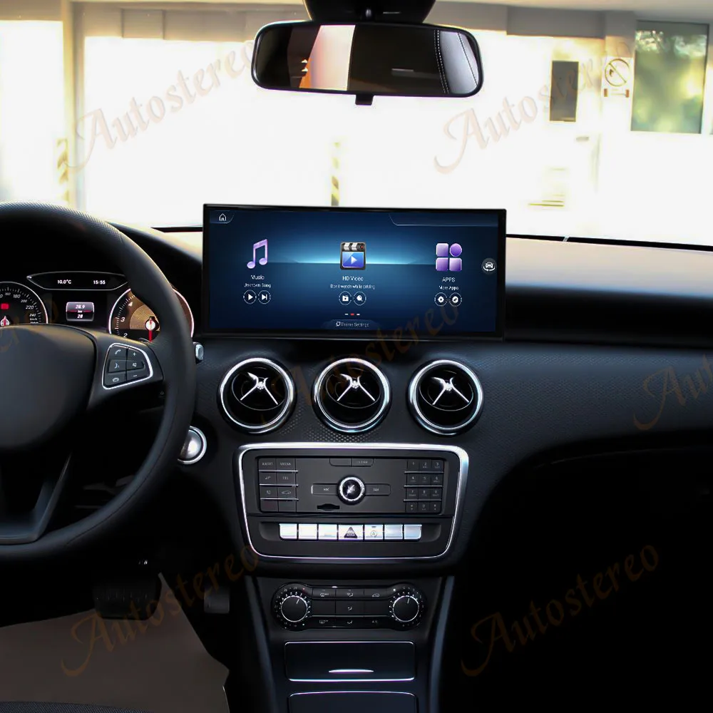 

15,8-дюймовый Qualcomm Android 14 Carplay для Mercedes Benz A GLA B G CLA Автомобильный мультимедийный плеер GPS-навигация Автомобильный радиоприемник