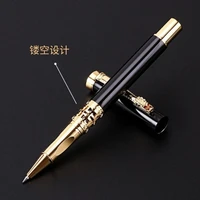 luxury high quality 305 black ballpoint pen signature ink pen rotating ballpoint pen stationery office supplies
