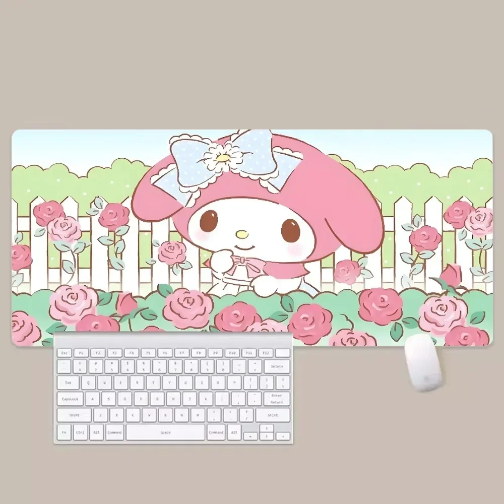 Большой Игровой Коврик Для Мыши S-Sario M-My M-Melody — Резиновый Противоскользящий