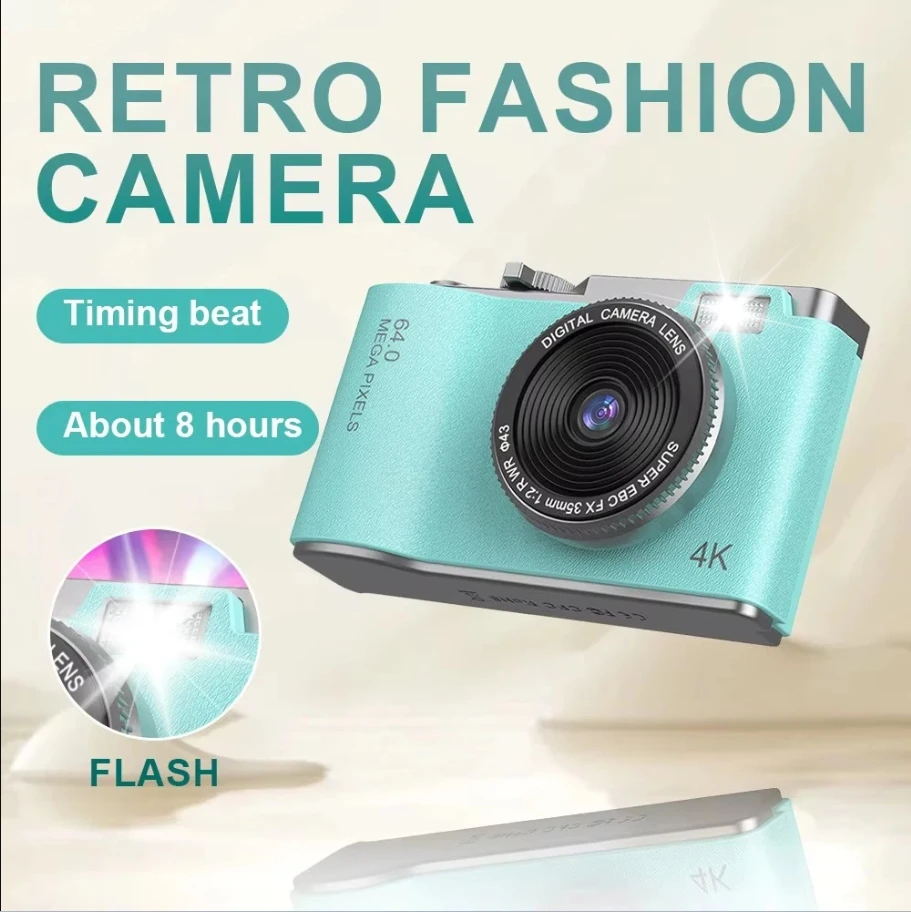 Digital Camera LCD Rechargeable HD CCD Video Outdoor Anti-Shake Support Sd Card Camcorder Photography