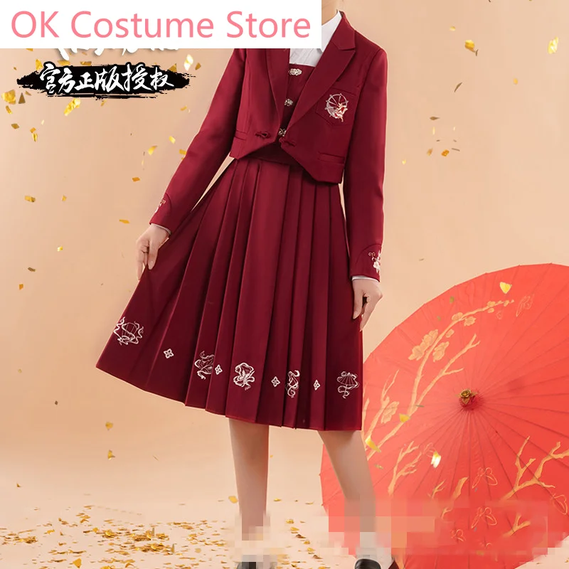 Официальное благословение аниме небеса Tian Guan Ci Fu San Lang Косплей Костюм Школьная