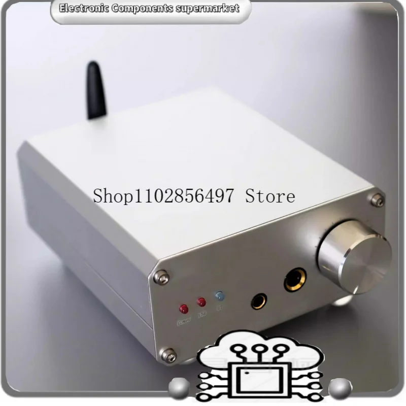 Фото Усилитель для наушников L1387 TDA1387 DAC с USB/BT Bluetooth, интегрированный декодер, 4.4 балансный выход, APTX/LDAC, 220В №1