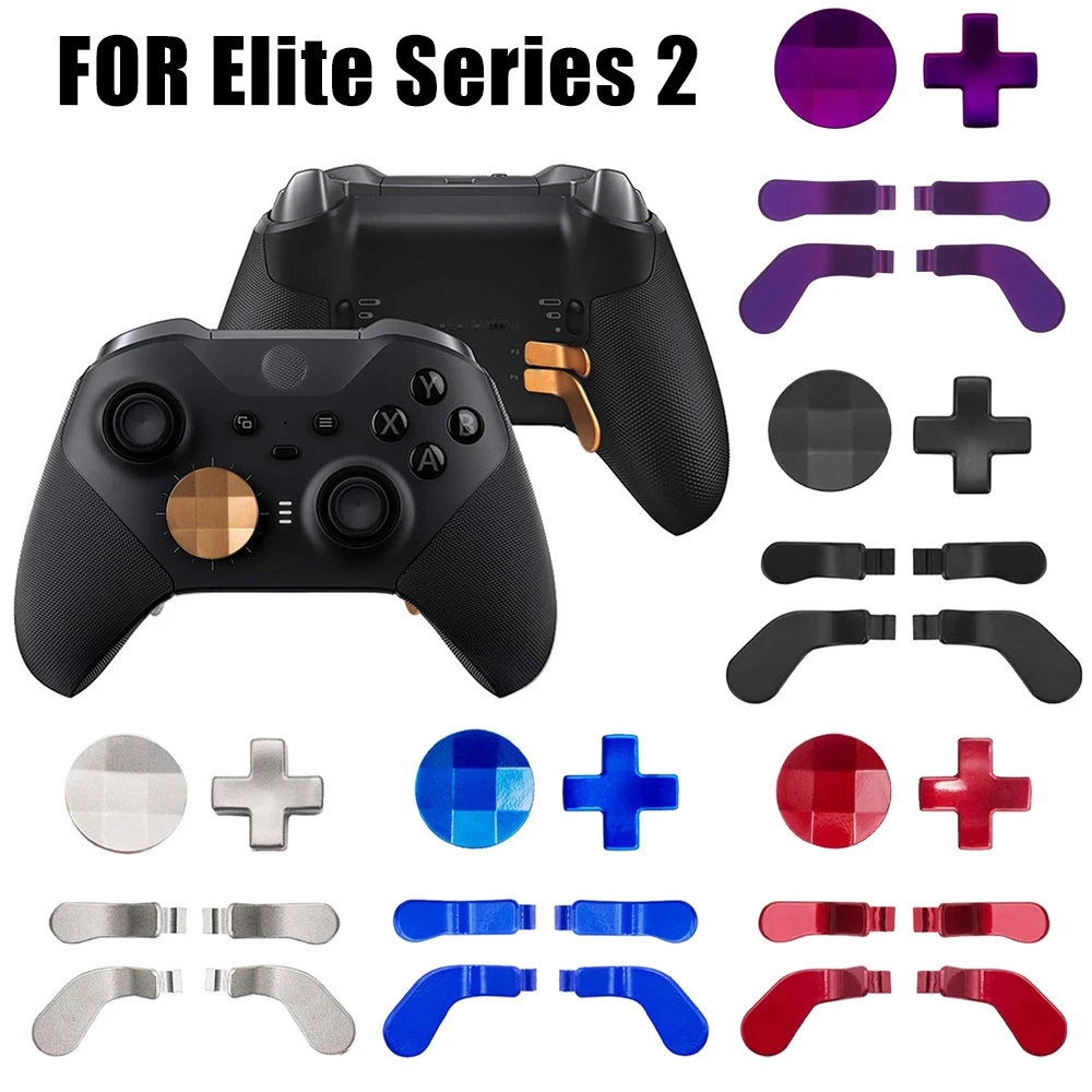 

For Xbox One Elite Series 2 Controller DIY D-Pad Direction Key Metal Back Paddle Buttons Parts Accessories