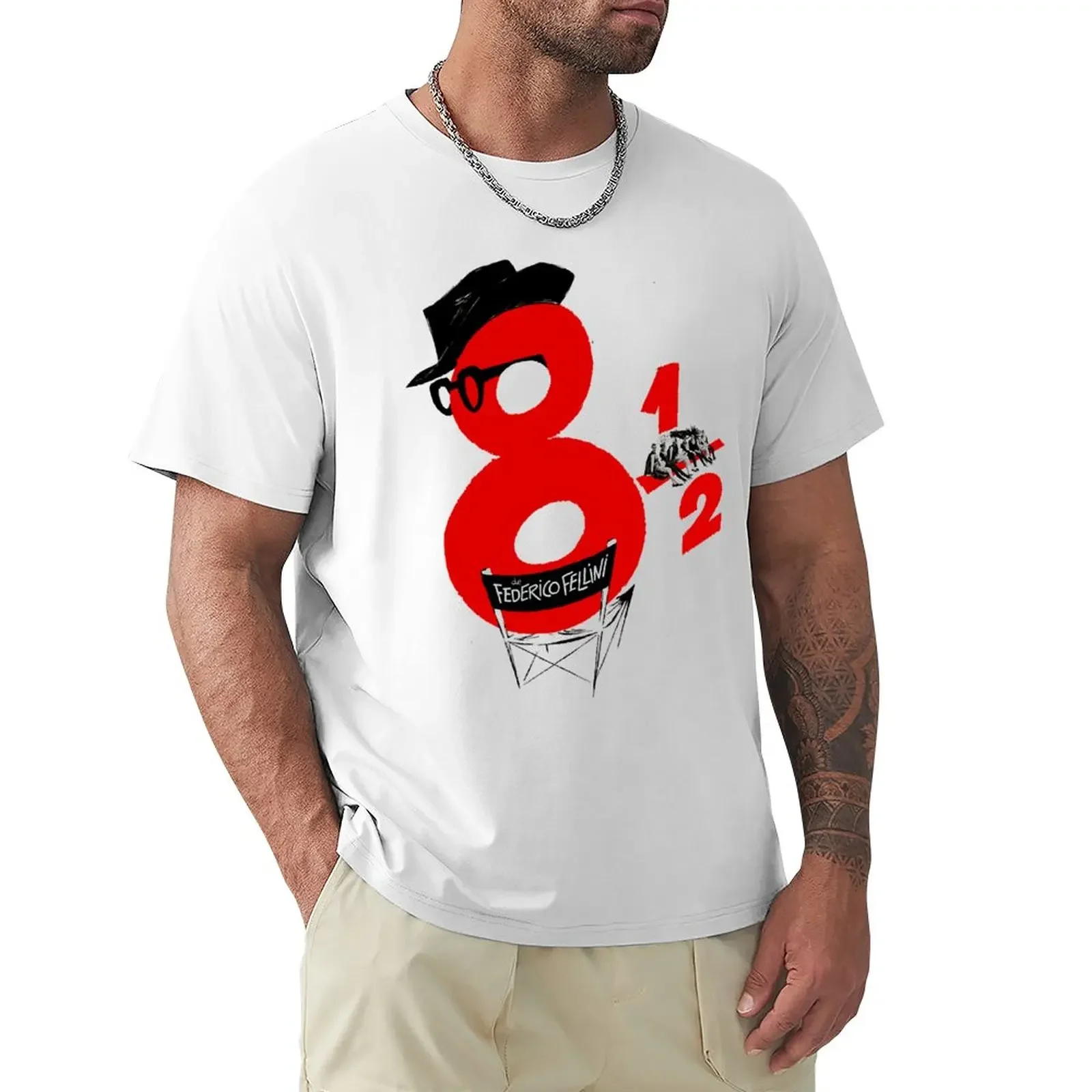 Мужские и женские футболки с принтом ферико Феллини подарки героями фильма