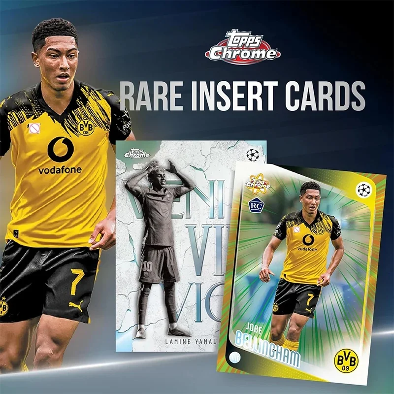 Фото Коллекционные карточки Topps Chrome Series 2025-26 по футболу: Премьер-лига и Лига чемпионов УЕФА, карточки с автографами, интересные подарки. №5