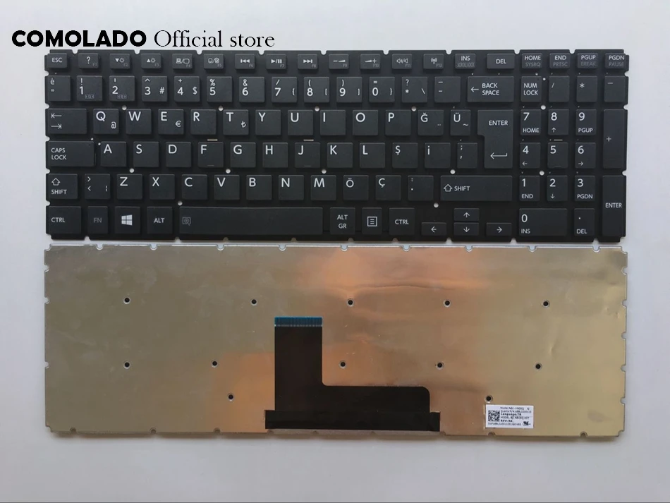 

Turkish Laptop Keyboard For Toshiba Satellite L50-B L55-B L50D-B L55DT-B S50-B S55-B Series TR Layout