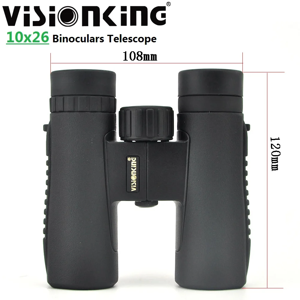 

Visionking 10x26 Bak4 FMC бинокль на крышу, наблюдение за птицами, портативный наружный оптический телескоп для кемпинга, путешествий, охоты