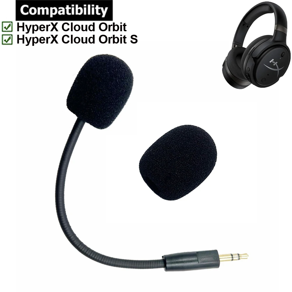 

Replacement Game Mic 3.5mm Aux Microphone for Kingston HyperX Cloud Orbit S Gaming Headsets Headphones