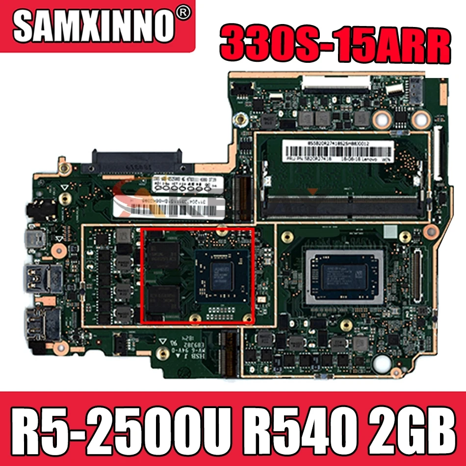 

Материнская плата Akemy для ноутбука Lenovo 330S-15ARR AMD R5 2500U GPU R540 2 Гб ОЗУ 4 Гб DDR4 протестирована на 100% рабочий новый продукт