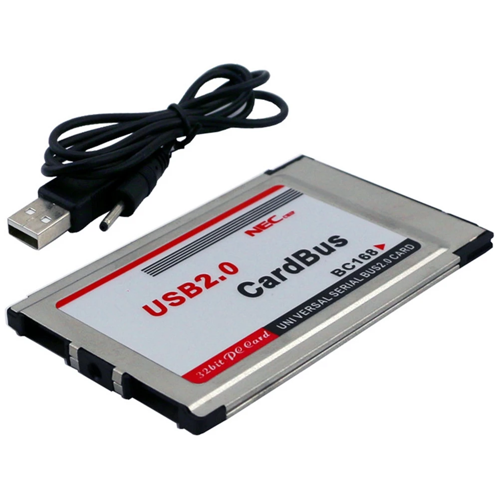 Адаптер PCMCIA-USB 2,0, кардшина, 2 порта, 480 м