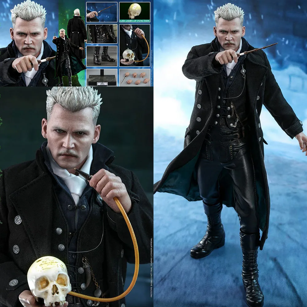 

Hot Toys MMS513 1/6 Johnny Depp Fantastic Animal Movie Character Grindelwald 12'' Action Figure Full Set Model Toys
