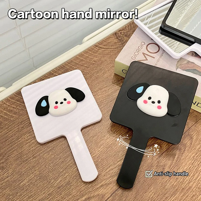 1 шт. Sanrio милый мультяшный почтовый портативный 3D собака HD зеркало для макияжа